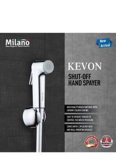 اشتري MILANO KEVON TOILET HAND SPRAY/SHATTAF WITH HOSE FULL SET في الامارات