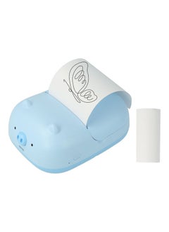 Buy Portable USB Bluetooth Connection Thermal Receipt/Photo Printer Blue in UAE