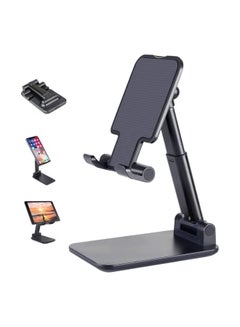 Buy Folding Desktop Phone Stand Black in UAE
