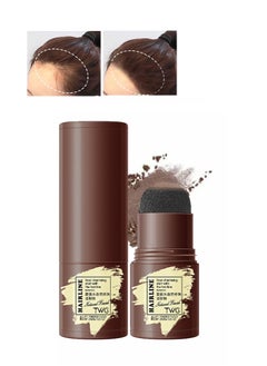 اشتري Hairline Powder , Repair Stick, Natural Brown Shade Hairline Powder,Shadow Sponge Pen Waterproof Hair Root Concealer For Thinning Hair Root Touch-Up #02 في الامارات