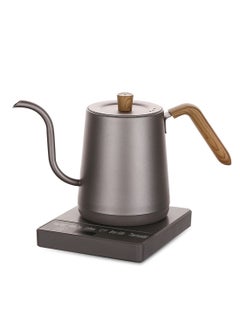 Buy Electric Gooseneck Kettle 1000W - 304 Stainless Steel Coffee and Tea Pot, Automatic Temperature Control and Constant Temperature, Quick Heating in Saudi Arabia