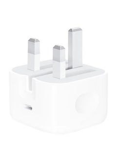 Buy iPhone 20W Fast Charger, USB-C 3-Pin Power Adapter Fast Charger Compatible with iPhone 16/15/14/14 Pro/14 Pro Max/13/12 in UAE