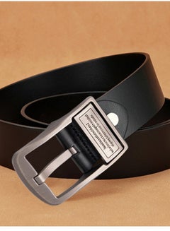 Buy Genuine leather needle buckle business leisure belt in Saudi Arabia