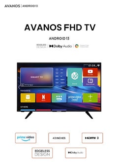 Buy 43" FHD Edgeless Android TV in UAE