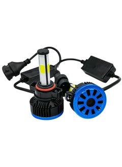 اشتري 360 Degree Head Light LED H16 Model Bulb Conversion Kit for Cars High Temperature 6000K/800W V in 9-30V في السعودية