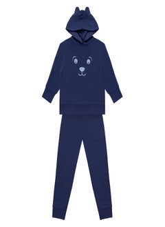 Buy 1 Pack Boys Greentreat Organic Cotton Oversized Hoodie and Slouch Jogger in Saudi Arabia