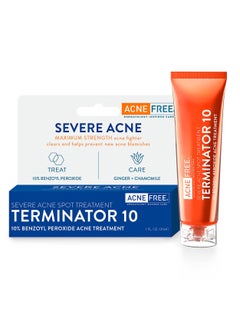 اشتري Terminator 10 Acne Spot Treatment with 10% Benzoyl Peroxide Acne Cream في الامارات