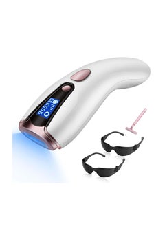 اشتري Laser Hair Removal Device with 9 Levels, 999900 Flashes, with Freezing Point Function, Suitable for Men and Women'S Face, Armpits, Arms, Bikini Line, Legs, and Whole Body في السعودية