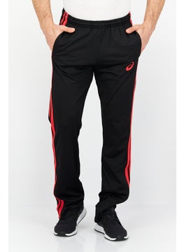 اشتري Men Sport Fit Training Sweatpants, Black/Red في السعودية