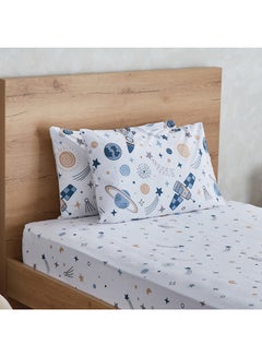 اشتري Harry Kosmo 2-Piece Cotton Pillow Cover Set 75 x 50 cm في السعودية