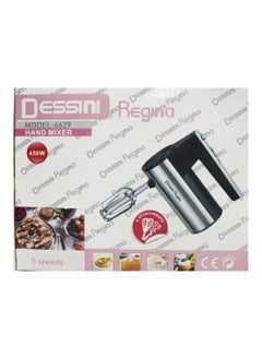 اشتري Electric Hand Mixer 450.0 W 6629 5speed Black/Silver في الامارات