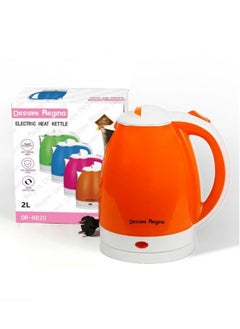 Buy Electric Heat Kettle 360 Swivel Base, 304 Stainless Steel, Auto Switch off-Multicolour in UAE