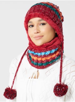 Buy Winter Beanie & Scarf Set in UAE