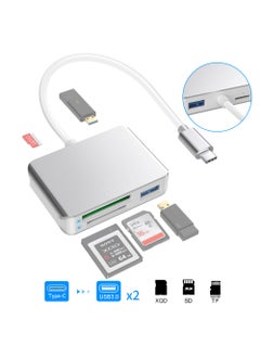 اشتري New multi-function XQD card reader all-in-one Type c USB3.0 to XQD card reader factory wholesale CR313-C Type c (XQD TF SD USB) five-in-one في الامارات