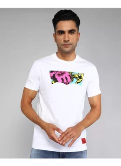 Buy Men's Graphic Print Crew Neck T-shirt in Egypt