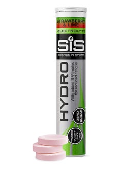 اشتري Hydro Electrolyte Tablets - Sugar Free Hydration Tablets, Essential Electrolytes to Reduce Fatigue & Aid Rehydration, Gluten Free, Strawberry and Lime Flavour, 20 Servings, 1 Pack في الامارات