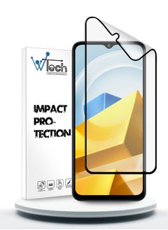 Buy Matte Ceramic Screen Protector For Xiaomi Poco M5 4G / M4 5G Clear/Black in UAE