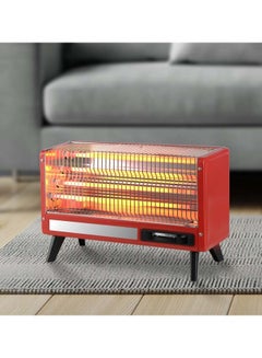 Buy Electric heater with four red candles, capacity of 2400 watts in Saudi Arabia