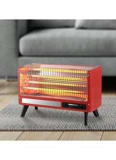 Buy Electric heater with four red candles, capacity of 2400 watts in Saudi Arabia