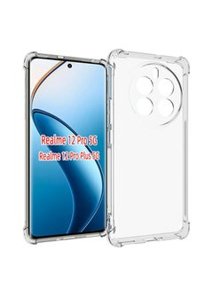Buy Phone Case For Realme 12 Pro/ Realme 12 Pro Plus Crystal Clear Ultra Slim Anti Scratch Shockproof Protective TPU Back Cover in Saudi Arabia