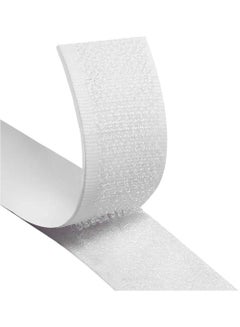 Buy Hook and Loop Tape Velcro Adhesive Strip Self Sticky Back Fastening Heavy Duty Reusable Double Sided 6M * 2CM in Saudi Arabia