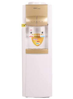 Buy General Golden Floor Standing Top Loading Water Dispenser | 2 Temperature Settings from Hot, and Cold Water, High-Efficiency Compressor Cooling System with Child Safety Lock, White in Saudi Arabia