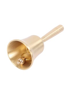 Buy Traditional Style Hand Bell, Kids and Adults Game Call Bell, Extra Loud Solid Brass Handbells use for School, Church, Hotel and Wedding Service in UAE