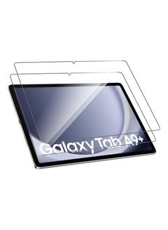 اشتري [2 Pack] Screen Protector for Samsung Galaxy Tab A9 Plus/ A9+ 11 inch,9H Hardness Tempered Glass Screen Film Guard,2.5D Edge Ultra Clear Anti Scratch Case في السعودية