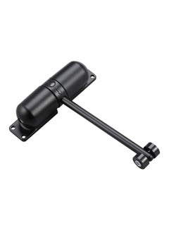 Buy Automatic Door Closer, SYOSI Safety Wheel Roller Spring Door Closer Easy to Install to Convert Hinged Doors to Self-Closing Diecast Construction Black in UAE