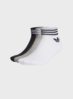 Buy 3 Pack Trefoil Ankle Socks in UAE