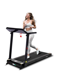 Buy PowerMax Fitness TD-N1 (4HP) Motorised Treadmill for Home [Speed:12kmph, Max User Weight:90kg, Foldable, 12 Workout Programs, Spax App] Free Installation Assistance & Demo in Saudi Arabia