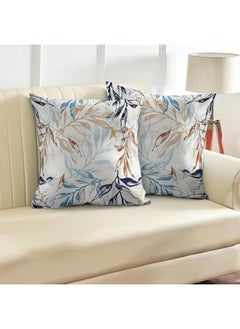 Buy Printed Linen Cushion Covers Set Of 2 Pcs in Egypt