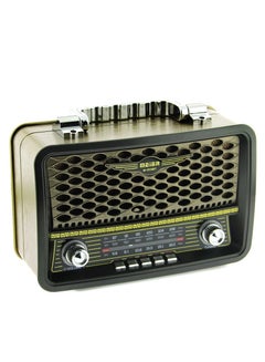 اشتري MEIER راديو كلاسيكي محمول كلاسيكي خشبي قديم M-1918BT في الامارات