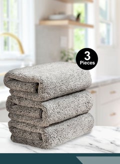 Buy 3 Pieces Microfiber Cleaning Cloth Multi Purposes Kitchen Towel Set Reusable Cleaning Towels Kitchen Cloth Cleaning Cloth (30x30cm) in UAE