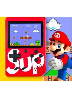 اشتري 400 In 1 Game Box Console Classic Games Hand Held Gamepad Color Screen Mario Super Mario DR Mario Contra Games - RED في الامارات