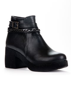 Buy Ankle Boot Z-4 Leather - Black in Egypt
