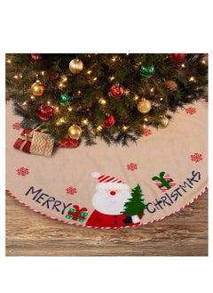 اشتري Christmas decoration tree skirt decor 108cm في الامارات