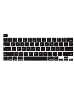 Buy US Layout English Keypad Cover Compatible for MacBook New Pro 16-Inch Model A2141 with Touch Bar 2019 Release & MacBook New Pro 13-Inch Model A2289/A2251 with Touch Bar 2020 Release Black in UAE