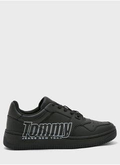 اشتري Logo Print Lace Up Sneakers في الامارات