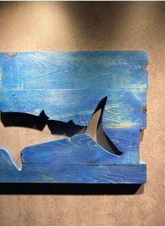 اشتري Wood Shark Wall Hanging في مصر