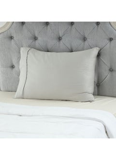 اشتري Bamboo Pillowcase Set, Quiet Grey - 75X50 Cms في الامارات