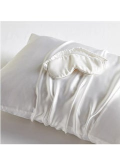 Buy Mulberry Silk Pillow Cover with Eye Mask in Saudi Arabia