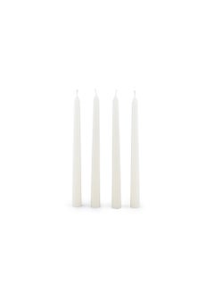 Buy Indulgence 4 piece Taper Candle Dia2x24cm Musk Mallow in UAE