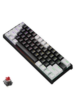 Buy 61-Key Wired Keyboard-Red Switch-Mechanical Keyboard-Gaming Keyboard-Office Keyboard-RGB Lighting in Saudi Arabia