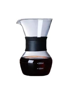 Buy 300ml clear drip glass coffee pot in Saudi Arabia