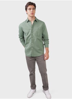 اشتري Essential Button Up Regular Fit  Shirt في الامارات