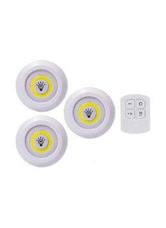 اشتري set of 3 led light with remote control random color في مصر