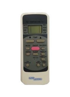 Buy Air Conditioner Remote Control Black White Grey in UAE