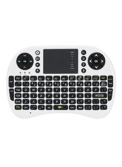 Buy 2.4G Mini USB Wireless English Version Keyboard With Air Mouse Fly 17.2 x 12.4 3.5centimeter White/Black in Saudi Arabia