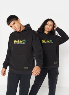 اشتري Unisex BeeLine Logo Relaxed Fit Hoodie في الامارات